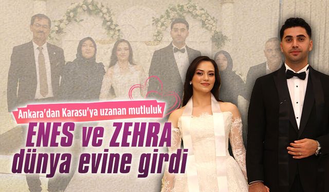 Enes Acar ile Zehra Akkaynak dünya evine girdi