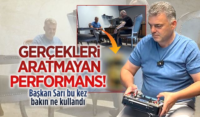 Başkan Sarı kumandayı eline aldı, koltuğu yerinden oynattı