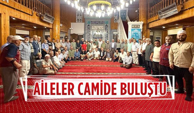 Kuyumculu Mahallesi Camii’nde ailece camide buluşuyoruz programı düzenlendi