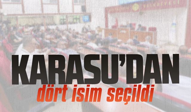 Karasu’dan dört isim Büyükşehir’in komisyonlarında