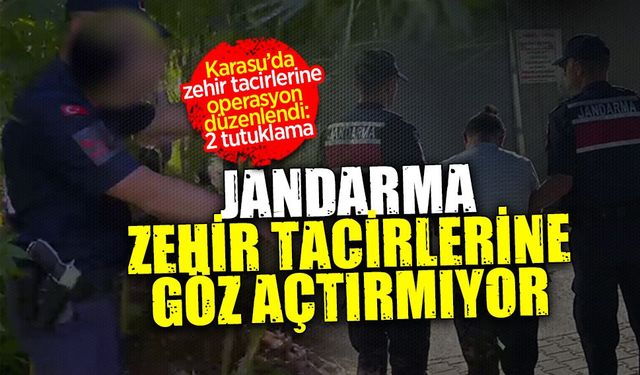 Karasu’da iki kişiye uyuşturucu operasyonu