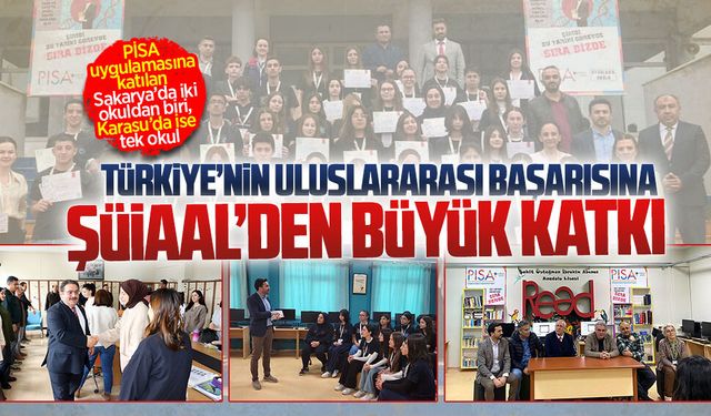 PİSA uygulamalarında Türkiye’nin başarısına Karasu’dan büyük katkı