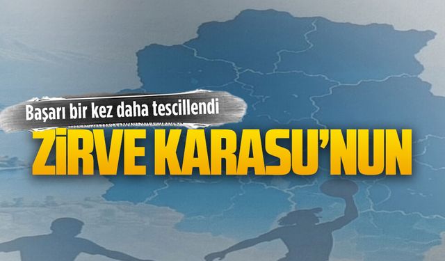 Karasu spor istatistiklerinde birinci oldu