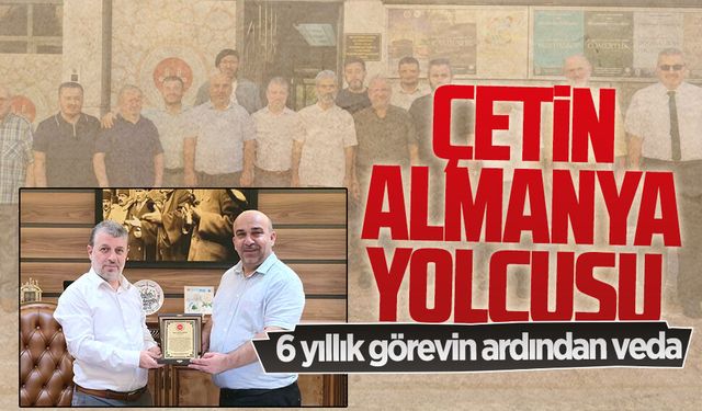 Karasu İlçe Müftülüğü Şube Müdürü Murat Çetin, Almanya’ya uğurlandı
