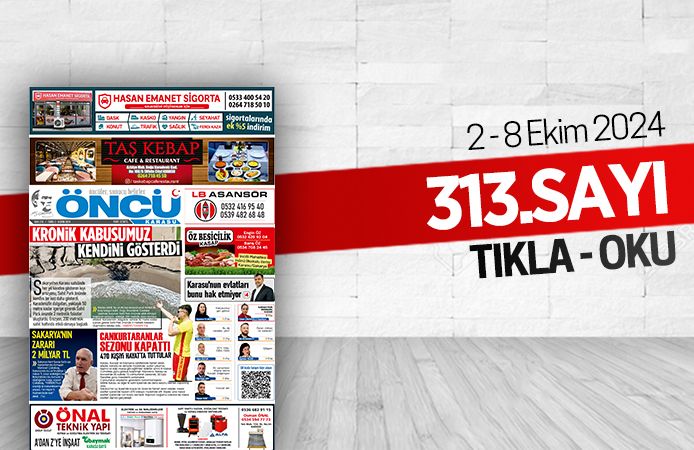 Öncü Karasu Gazetesi 313.sayı