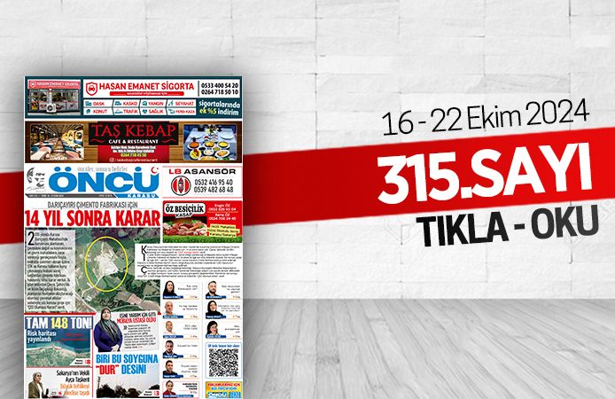 Öncü Karasu Gazetesi 315.sayı