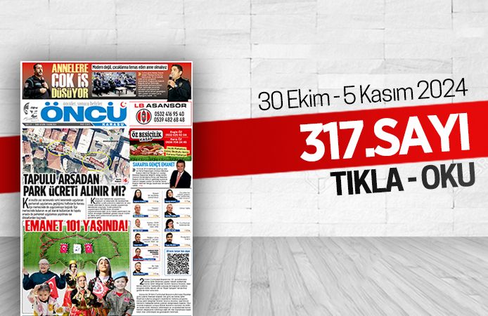 Öncü Karasu Gazetesi 317.sayı