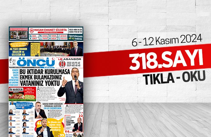 Öncü Karasu Gazetesi 318.sayı