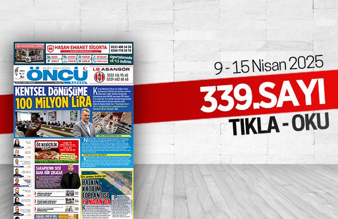 Öncü Karasu Gazetesi 339.sayı