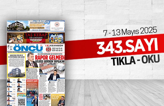 Öncü Karasu Gazetesi 343.sayı