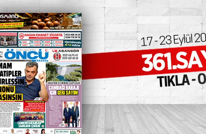 Öncü Karasu Gazetesi 361.sayı