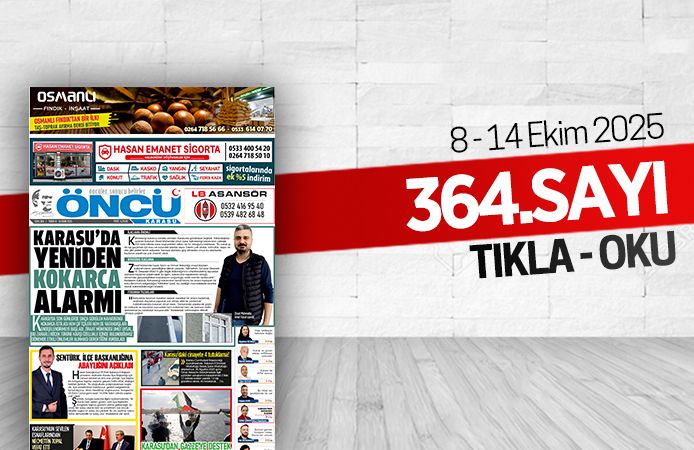 Öncü Karasu Gazetesi 364.sayı
