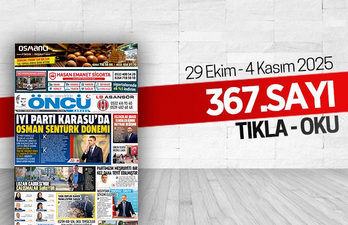 Öncü Karasu Gazetesi 367.sayı