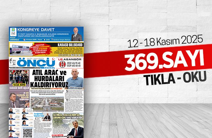 Öncü Karasu Gazetesi 369.sayı
