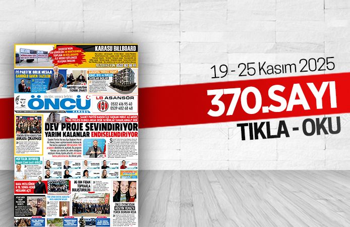Öncü Karasu Gazetesi 370.sayı