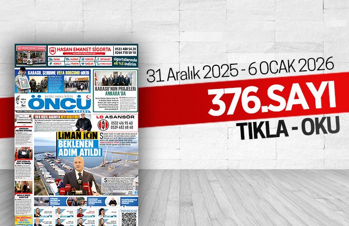 Öncü Karasu Gazetesi 376.sayı