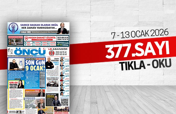 Öncü Karasu Gazetesi 377.sayı