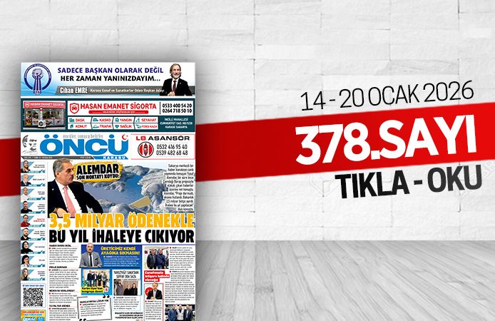 Öncü Karasu Gazetesi 378.sayı