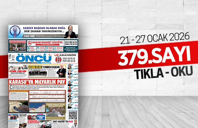 Öncü Karasu Gazetesi 379.sayı