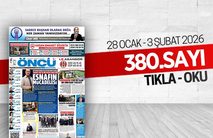 Öncü Karasu Gazetesi 380.sayı