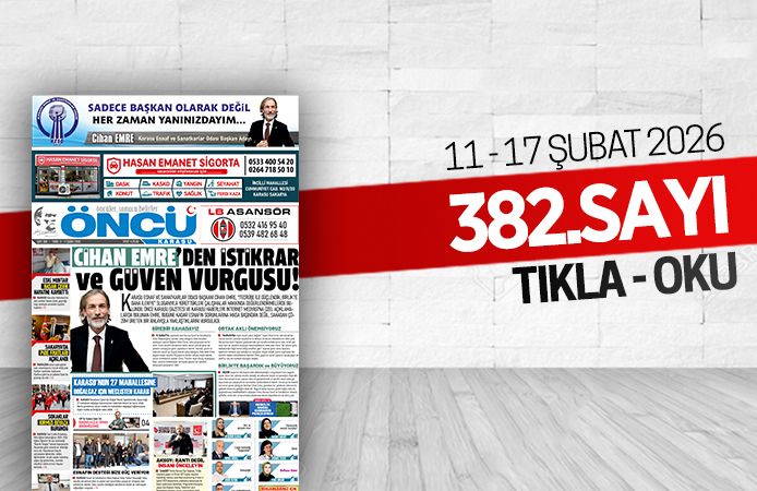 Öncü Karasu Gazetesi 382.sayı