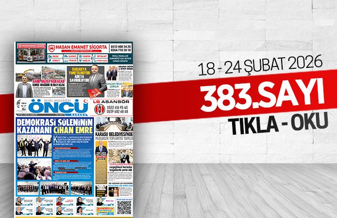 Öncü Karasu Gazetesi 383.sayı