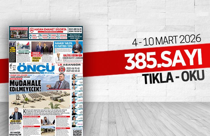 Öncü Karasu Gazetesi 385.sayı