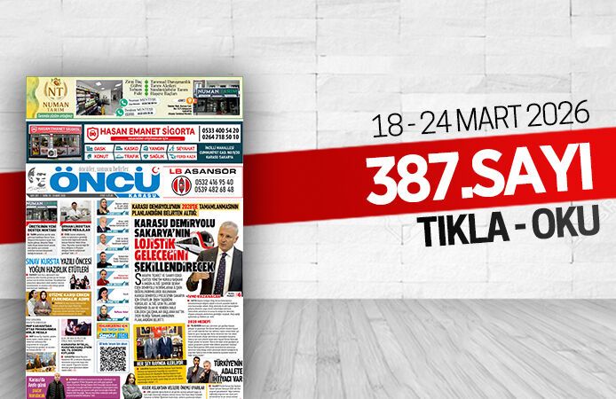 Öncü Karasu Gazetesi 387.sayı