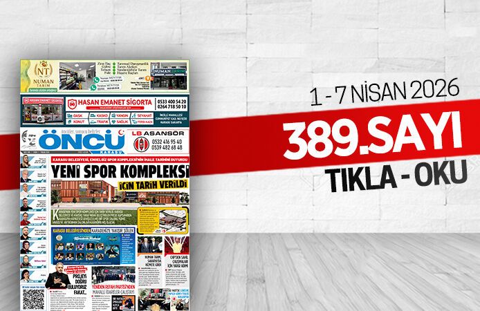 Öncü Karasu Gazetesi 389.sayı