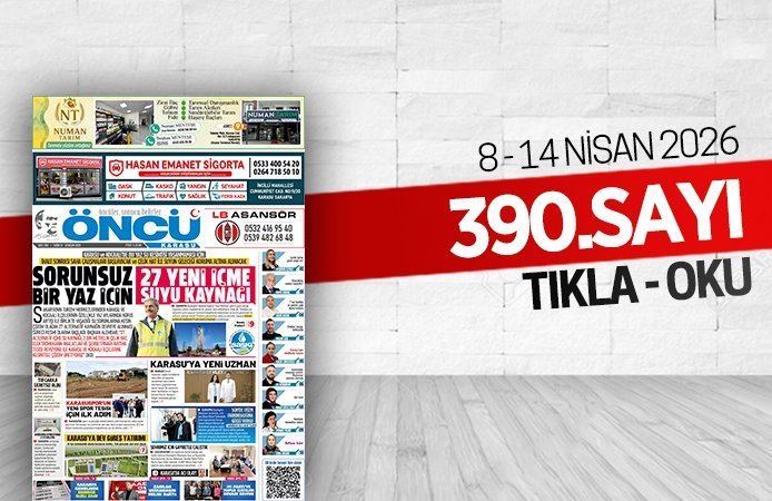Öncü Karasu Gazetesi 390.sayı
