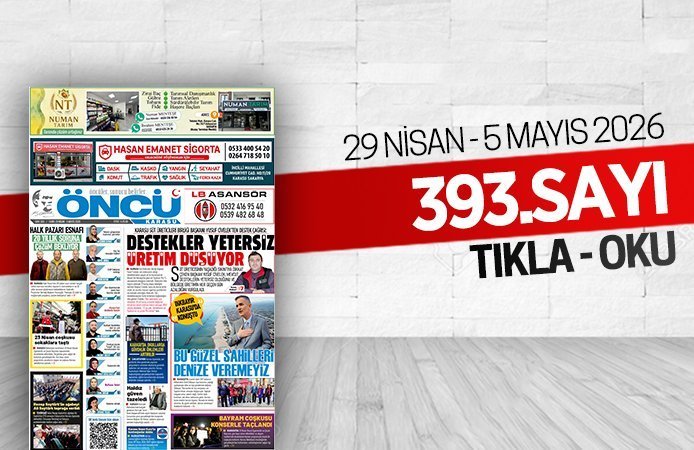 Öncü Karasu Gazetesi 393.sayı