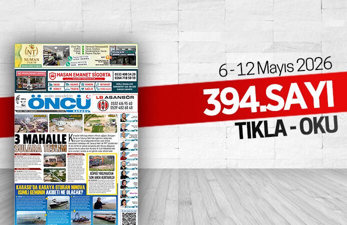 Öncü Karasu Gazetesi 394.sayı