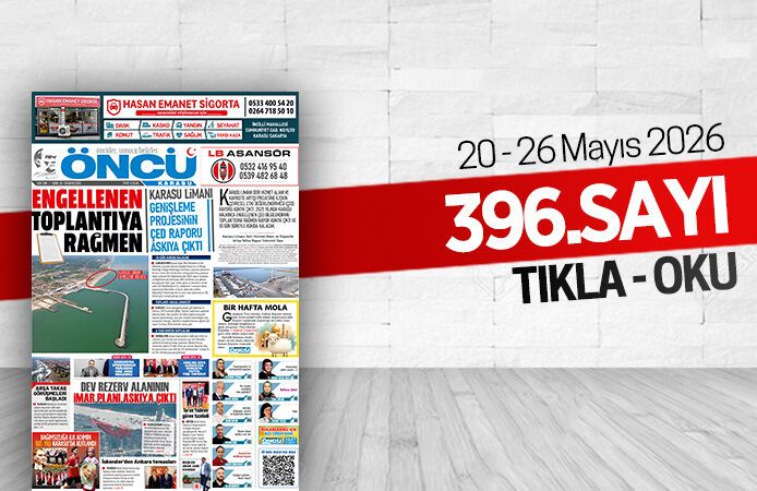 Öncü Karasu Gazetesi 396.sayı