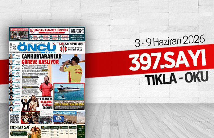 Öncü Karasu Gazetesi 397.sayı
