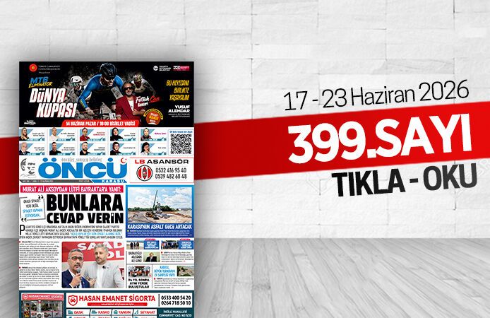 Öncü Karasu Gazetesi 399.sayı