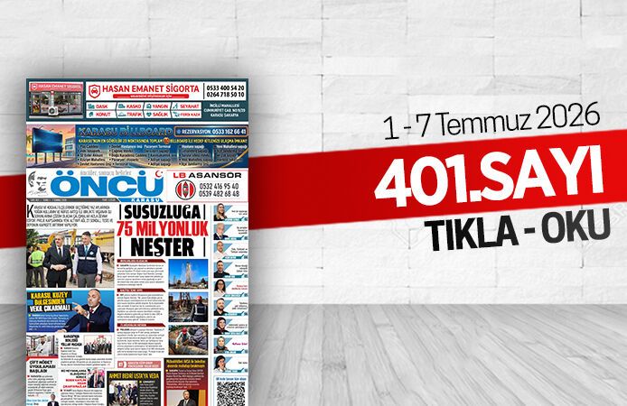 Öncü Karasu Gazetesi 401.sayı