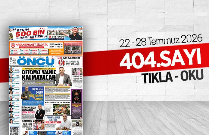 Öncü Karasu Gazetesi 404.sayı