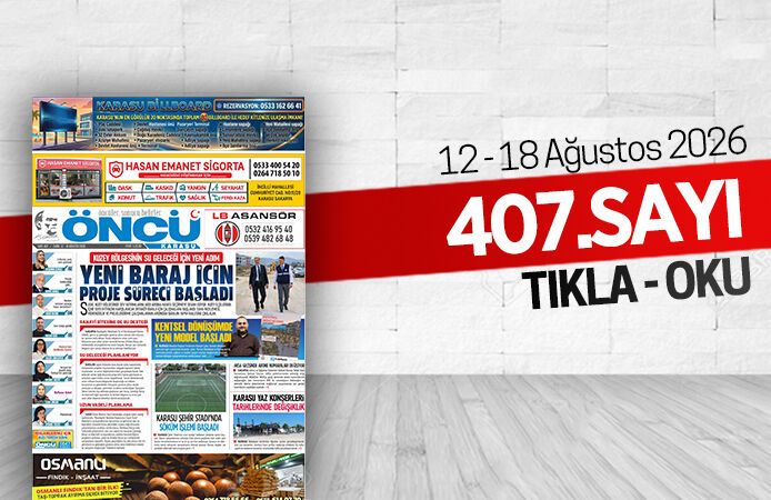 Öncü Karasu Gazetesi 407.sayı