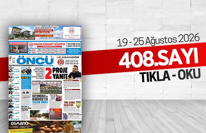 Öncü Karasu Gazetesi 408.sayı