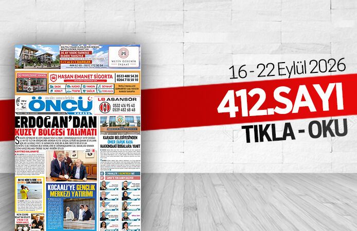 Öncü Karasu Gazetesi 412.sayı