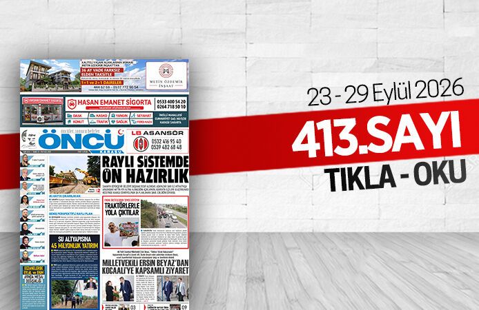 Öncü Karasu Gazetesi 413.sayı