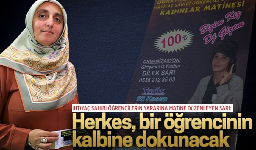 Girişimci Cesur Kadınlar Grubu’ndan ihtiyaç sahibi öğrenciler yararına kadınlar matinesi