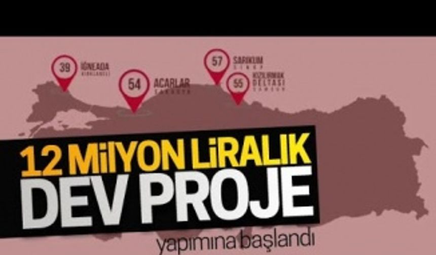 Acarlar Longozu'na 12 milyon liralık proje