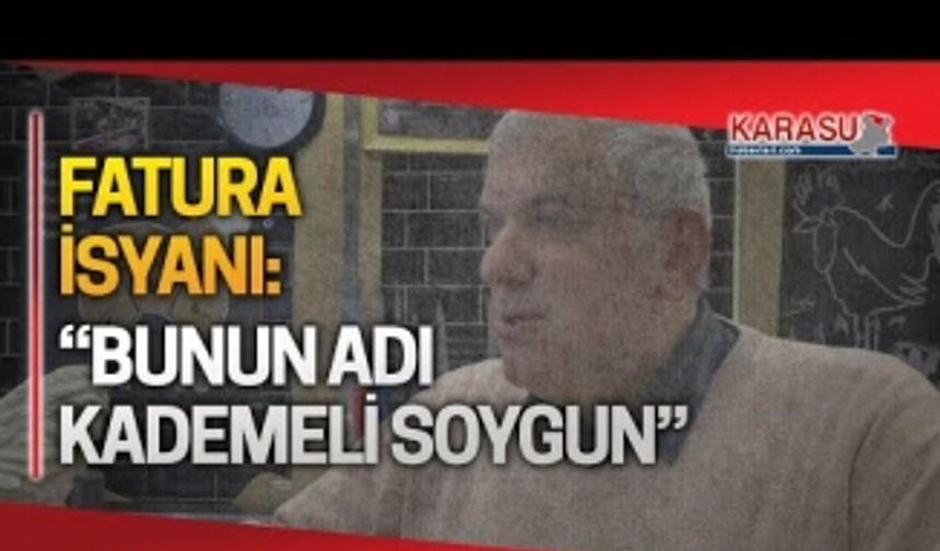 Bunun adı kademeli soygun!