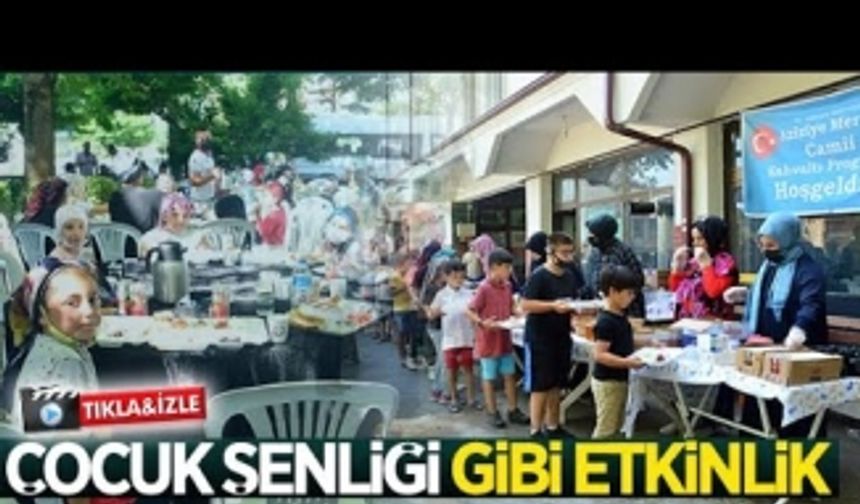 Çocuk şenliği gibi etkinlik