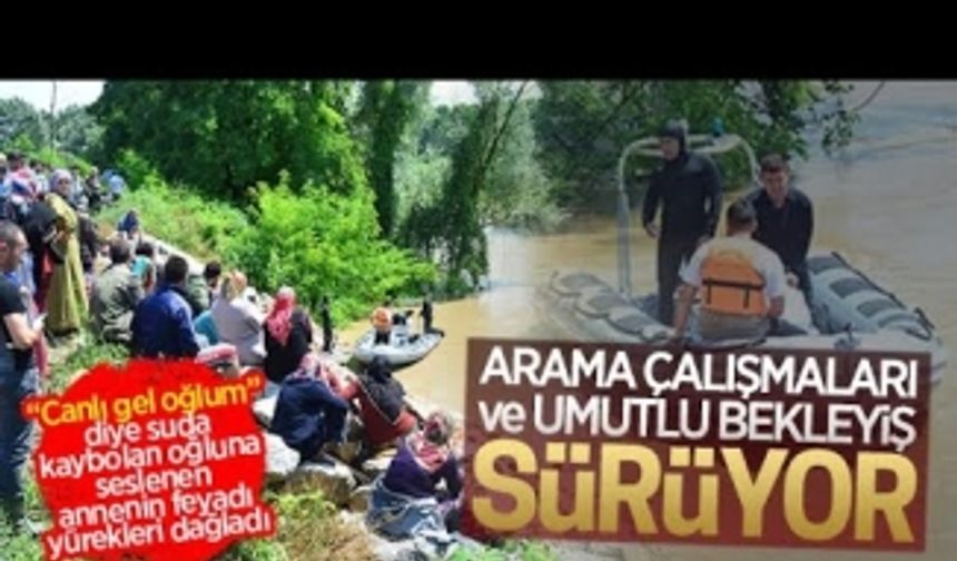 Emirhan için arama da umutlu bekleyiş de sürüyor