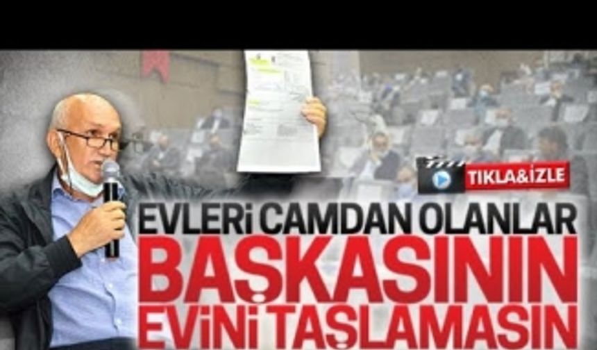 Evleri camdan olanlar, başkasının evini taşlamasın