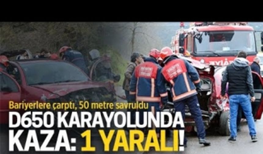 Karasu-Adapazarı yolunda kaza: 1 yaralı!