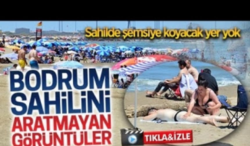 Karasu sahilinde Bodrum'u aratmayan görüntüler