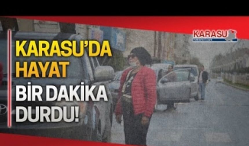 Karasu’da hayat bir dakika durdu